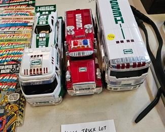 THREE HESS TRUCKS