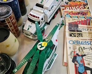 HESS TRUCK AND HELICOPTER