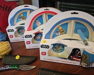  (3) STAR WARS DINNERWARE SETS