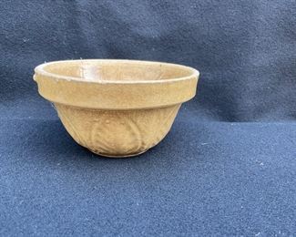 Tiny yellow ware crock bowl  