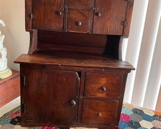 Antique child’s cupboard. Handcrafted with much love