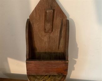 Candle box with lollipop hanger