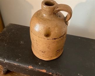 Salt glaze vinegar jug 