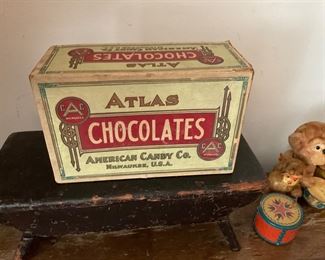 Atlas Chocolates box