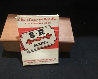 Advertising Razor Blade Box