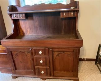 Antique dry sink. 