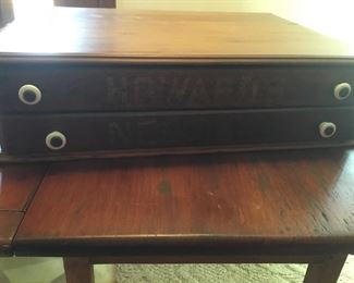 Country Store Howard’s Needles two drawer case