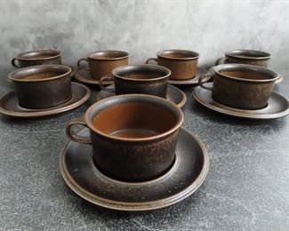 "Ruska" Dinner Plates by Arabia of Finland