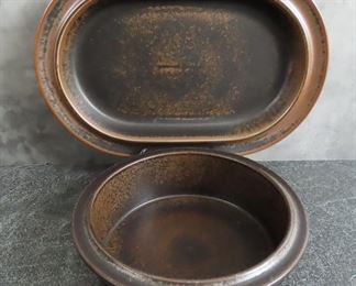 "Ruska" Dinner Plates by Arabia of Finland