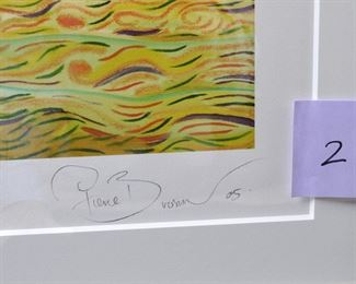 FIJI - LITHOGRAPH BY PIERCE BROSNAN - SIGNED AND NUMBERED 81/999