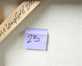 ORIGINAL PAINTING BY CHASE LANGFORD - TITLE:  CHROMA BLUE GRAY