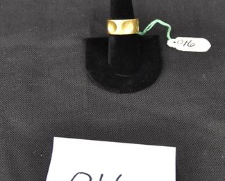 Louis Vuitton Empreinte Yellow Gold Mens Ring