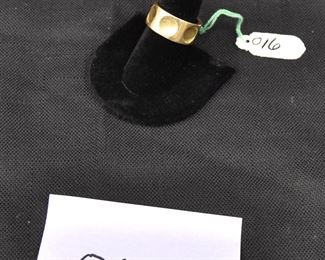 Louis Vuitton Empreinte Yellow Gold Mens Ring