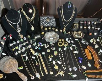 A CASE FULL OF FINE JEWELRY COLLECTED BY A LADY WHO LOVED BEAUTIFUL THINGS ---  BUY WITH CONFIDENCE @ WHOLESALE PRICES. ALL SALES ARE MADE WITH A 100%  SATISFACTION GUARANTEE. 