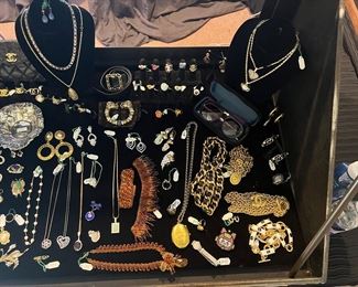A CASE FULL OF FINE JEWELRY COLLECTED BY A LADY WHO LOVED BEAUTIFUL THINGS ---  BUY WITH CONFIDENCE @ WHOLESALE PRICES. ALL SALES ARE MADE WITH A 100%  SATISFACTION GUARANTEE. 