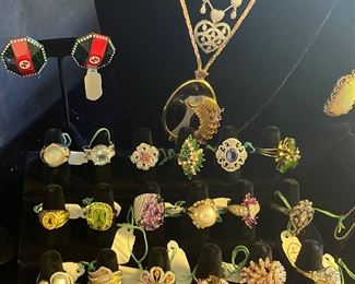 A CASE FULL OF FINE JEWELRY COLLECTED BY A LADY WHO LOVED BEAUTIFUL THINGS ---  BUY WITH CONFIDENCE @ WHOLESALE PRICES. ALL SALES ARE MADE WITH A 100%  SATISFACTION GUARANTEE. 