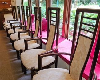Teak dining room chairs