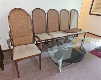 Teak mid century dining chairs
