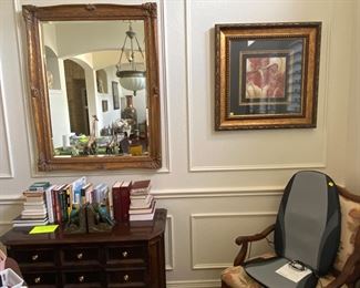 Mirror and poppy artwork