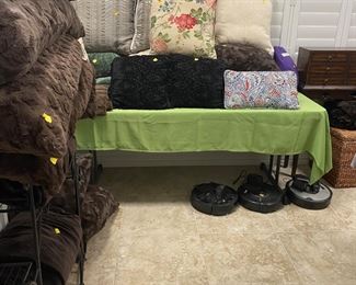 Body pillows and matching throws 