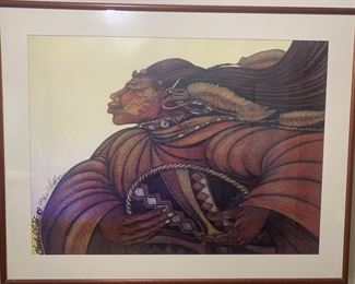 Signed Charles Bibbs 'Cloak & Shield'