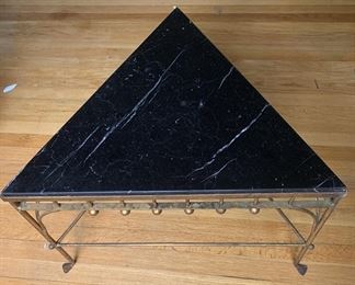 Triangle Marble Top Table 