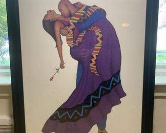 Signed Albert Fennell 'Lovers Embrace'