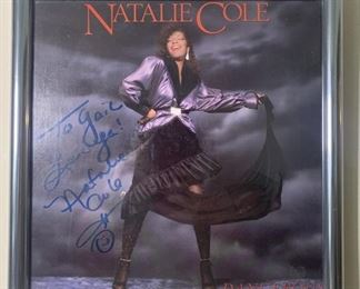 Autographed Natalie Cole Album
