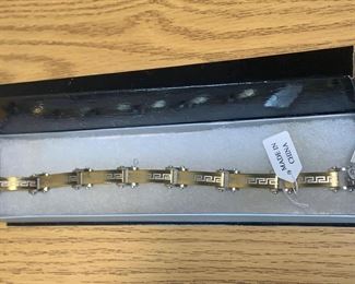 Men's Steel 2-Tone Bracelet