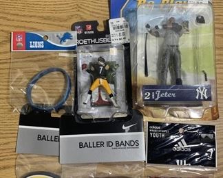 NFL MLB Toys and Bands