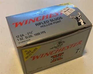 Winchester 12 GA Rifled Slugs Ammunition