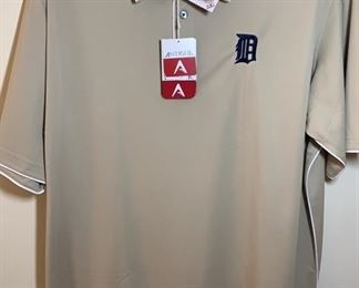 NWT Detroit Tigers Antigua Polo
