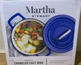 NIB Martha Stewart Cast Iron Soup 