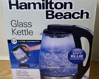 NIB Hamilton Beach Glass Kettle