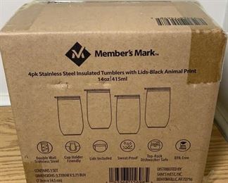 NIB Stainless Steel Tumblers