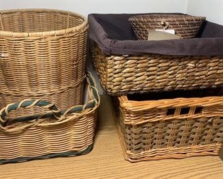 Wicker Basket Lot