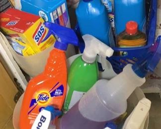 Kitchen Cleaning Products Lot