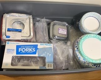 Disposable Dinnerware Lot