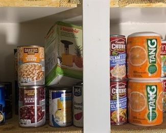 Kitchen Canned Food Lot