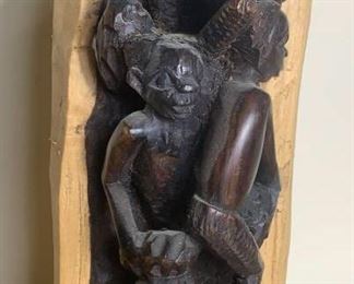 African Carved Wooden Figure