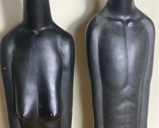 MCM Ceramic African Man & Woman Pair