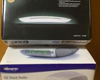 NIB Router & CD Clock Radio