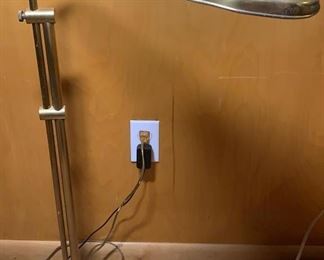 TESTED VTG Brass Shell Lamp