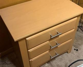 Modern Side Table w Drawers