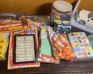 Large Toy Cast Die Car Lot