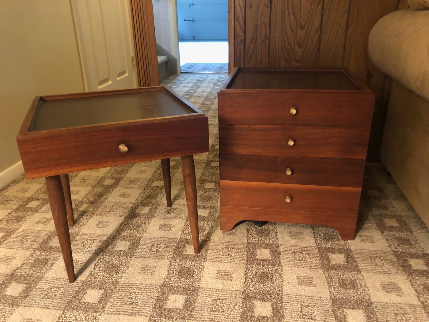 Mid Century Modern Danish Stack Mates By Mark Adam - Stackable Tables