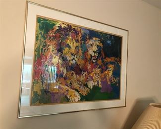  Leroy Neiman Framed - Lion's Pride