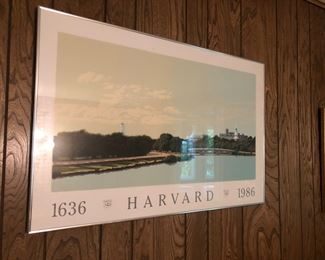 Framed Harvard Poster
