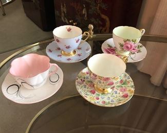 Shelley Tea Cups & Saucers