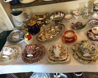 Cups & Saucers, Trio's, Bavaria, Royal Standard, Salsbury, Aynsley